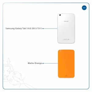 برچسب پوششی ماهوت مدل Matte-Orange مناسب برای تبلت سامسونگ Galaxy Tab 3 8.0 2013 T311