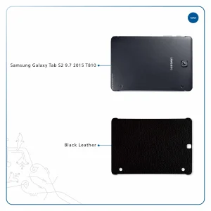 برچسب پوششی ماهوت مدل Black-Leather مناسب برای تبلت سامسونگ Galaxy Tab S2 9.7 2015 T810