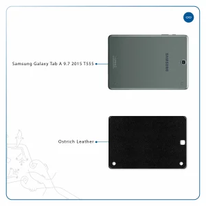 برچسب پوششی ماهوت مدل Ostrich-Leather مناسب برای تبلت سامسونگ Galaxy Tab A 9.7 2015 T555