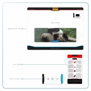 برچسب پوششی ماهوت مدل Panda مناسب برای تبلت سامسونگ Galaxy Tab A7 10.4 LTE 2020 T505