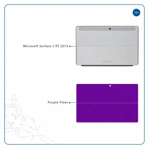 برچسب پوششی ماهوت مدل Purple-Fiber مناسب برای تبلت مایکروسافت Surface 2 RT 2013