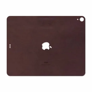 برچسب پوششی ماهوت مدل Matte-Dark-Brown-Leather مناسب برای تبلت اپل iPad Pro 12.9 (GEN 3) 2018 A1895