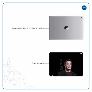 برچسب پوششی ماهوت مدل Elon Musk مناسب برای تبلت اپل iPad Pro 9.7 2016 A1674