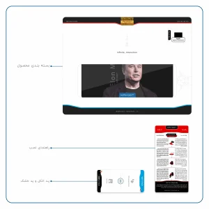 برچسب پوششی ماهوت مدل Elon Musk مناسب برای تبلت اپل iPad Pro 9.7 2016 A1674