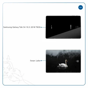 برچسب پوششی ماهوت مدل Swan Lake مناسب برای تبلت سامسونگ Galaxy Tab S4 10.5 2018 T830