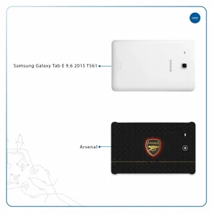 برچسب پوششی ماهوت مدل Arsenal مناسب برای تبلت سامسونگ Galaxy Tab E 9.6 2015 T561