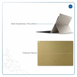 برچسب پوششی ماهوت مدل Titanium-Fiber مناسب برای تبلت ایسوس Transformer 3 Pro 2016