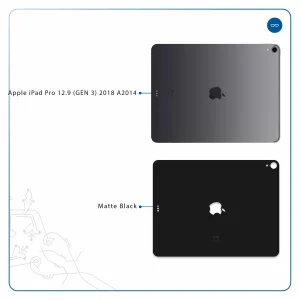 برچسب پوششی ماهوت مدل Matte-Black مناسب برای تبلت اپل iPad Pro 12.9 (GEN 3) 2018 A2014