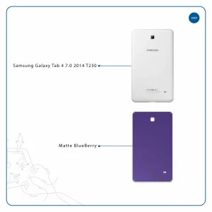 برچسب پوششی ماهوت مدل Matte-BlueBerry مناسب برای تبلت سامسونگ Galaxy Tab 4 7.0 2014 T230