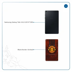 برچسب پوششی ماهوت مدل Manchester-United مناسب برای تبلت سامسونگ Galaxy Tab A 8.0 2019 T290