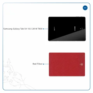 برچسب پوششی ماهوت مدل Red-Fiber مناسب برای تبلت سامسونگ Galaxy Tab S4 10.5 2018 T830