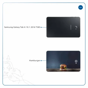 برچسب پوششی ماهوت مدل Hamburger مناسب برای تبلت سامسونگ Galaxy Tab A 10.1 2016 T585