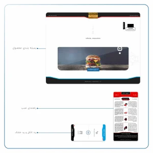 برچسب پوششی ماهوت مدل Hamburger مناسب برای تبلت سامسونگ Galaxy Tab A 10.1 2016 T585