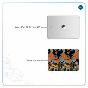 برچسب پوششی ماهوت مدل Autumn-Army مناسب برای تبلت اپل iPad Air 2013 A1475