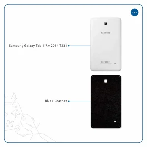 برچسب پوششی ماهوت مدل Black-Leather مناسب برای تبلت سامسونگ Galaxy Tab 4 7.0 2014 T231