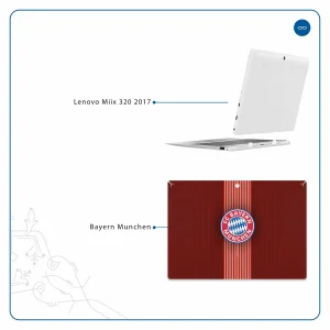 برچسب پوششی ماهوت مدل Bayern-Munchen مناسب برای تبلت لنوو Miix 320 2017