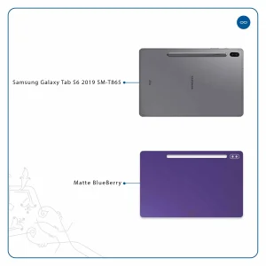 برچسب پوششی ماهوت مدل Matte-BlueBerry مناسب برای تبلت سامسونگ Galaxy Tab S6 2019 SM-T865