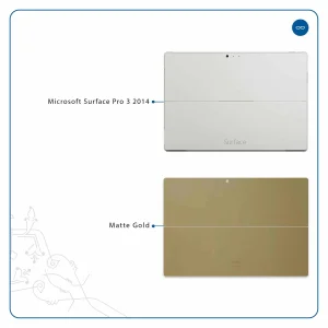 برچسب پوششی ماهوت مدل Matte-Gold مناسب برای تبلت مایکروسافت Surface Pro 3 2014
