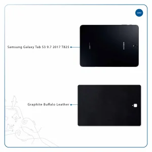 برچسب پوششی ماهوت مدل Graphite Buffalo Leather مناسب برای تبلت سامسونگ Galaxy Tab S3 9.7 2017 T825