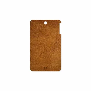 برچسب پوششی ماهوت مدل Brown-Chamois-Leather مناسب برای تبلت لنوو A7-50 A3500 2014