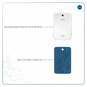 برچسب پوششی ماهوت مدل Blue-Crocodile-Leather مناسب برای تبلت سامسونگ Galaxy Note 8.0 2013 N5100