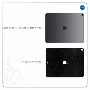 برچسب پوششی ماهوت مدل Honey-Comb-Circle مناسب برای تبلت اپل iPad Pro 12.9 (GEN 3) 2018 A1895
