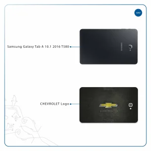 برچسب پوششی ماهوت مدل CHEVROLET-Logo مناسب برای تبلت سامسونگ Galaxy Tab A 10.1 2016 T580