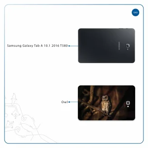 برچسب پوششی ماهوت مدل Owl مناسب برای تبلت سامسونگ Galaxy Tab A 10.1 2016 T580