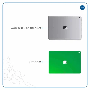 برچسب پوششی ماهوت مدل Matte-Green مناسب برای تبلت اپل iPad Pro 9.7 2016 A1674