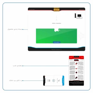 برچسب پوششی ماهوت مدل Matte-Green مناسب برای تبلت اپل iPad Pro 9.7 2016 A1674
