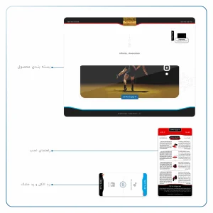 برچسب پوششی ماهوت مدل Wrestling مناسب برای تبلت سامسونگ Galaxy Tab A 10.1 2016 T585