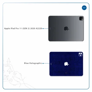 برچسب پوششی ماهوت مدل Blue-Holographic مناسب برای تبلت اپل iPad Pro 11 (GEN 2) 2020 A2228