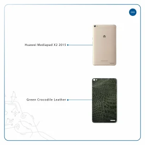 برچسب پوششی ماهوت مدل Green-Crocodile-Leather مناسب برای تبلت هوآوی Mediapad X2 2015