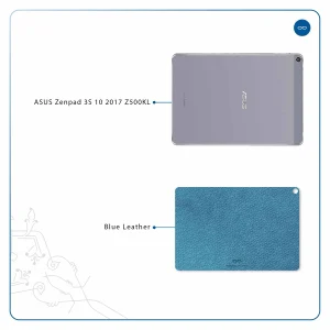 برچسب پوششی ماهوت مدل Blue-Leather مناسب برای تبلت ایسوس Zenpad 3S 10 2017 Z500KL