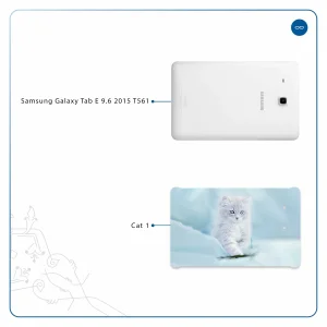 برچسب پوششی ماهوت مدل Cat-1 مناسب برای تبلت سامسونگ Galaxy Tab E 9.6 2015 T561