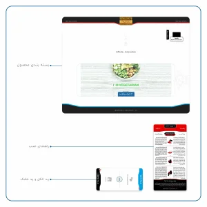 برچسب پوششی ماهوت مدل I&amp;#39;m vegetarian مناسب برای تبلت اپل iPad Pro 9.7 2016 A1674
