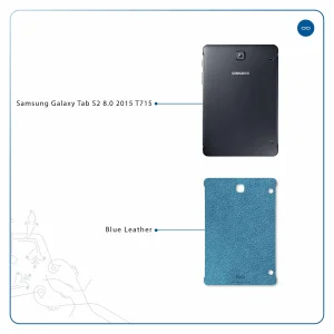 برچسب پوششی ماهوت مدل Blue-Leather مناسب برای تبلت سامسونگ Galaxy Tab S2 8.0 2015 T715