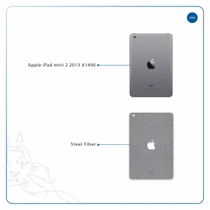 برچسب پوششی ماهوت مدل Steel-Fiber مناسب برای تبلت اپل iPad mini 2 2013 A1490