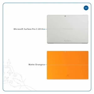 برچسب پوششی ماهوت مدل Matte-Orange مناسب برای تبلت مایکروسافت Surface Pro 3 2014