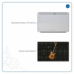 برچسب پوششی ماهوت مدل Guitar-Instrument مناسب برای تبلت مایکروسافت Surface 2 RT 2013