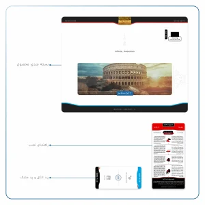 برچسب پوششی ماهوت مدل Rome City مناسب برای تبلت سامسونگ Galaxy Tab A7 10.4 LTE 2020 T505