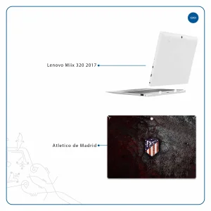 برچسب پوششی ماهوت مدل Atletico de Madrid مناسب برای تبلت لنوو Miix 320 2017