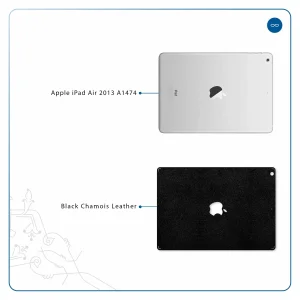 برچسب پوششی ماهوت مدل Black-Chamois-Leather مناسب برای تبلت اپل iPad Air 2013 A1474