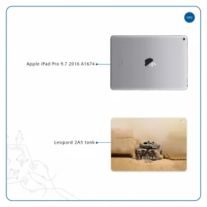 برچسب پوششی ماهوت مدل Leopard 2A5 tank مناسب برای تبلت اپل iPad Pro 9.7 2016 A1674