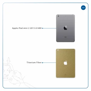 برچسب پوششی ماهوت مدل Titanium-Fiber مناسب برای تبلت اپل iPad mini 2 2013 A1489