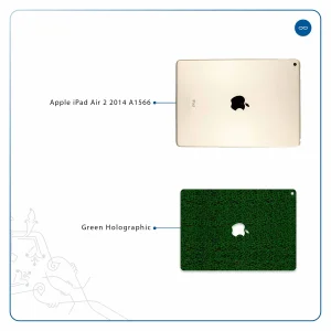 برچسب پوششی ماهوت مدل Green-Holographic مناسب برای تبلت اپل iPad Air 2 2014 A1566