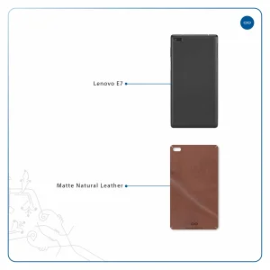 برچسب پوششی ماهوت مدل Matte_Natural_Leather مناسب برای تبلت لنوو E7