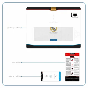برچسب پوششی ماهوت مدل Real-Madrid مناسب برای تبلت اپل iPad Pro 9.7 2016 A1674