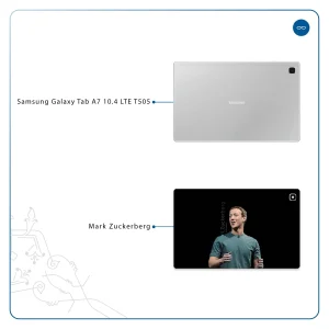 برچسب پوششی ماهوت مدل Mark Zuckerberg مناسب برای تبلت سامسونگ Galaxy Tab A7 10.4 LTE 2020 T505