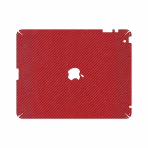 برچسب پوششی ماهوت مدل Red-Fiber مناسب برای تبلت اپل iPad 2 2011 A1395